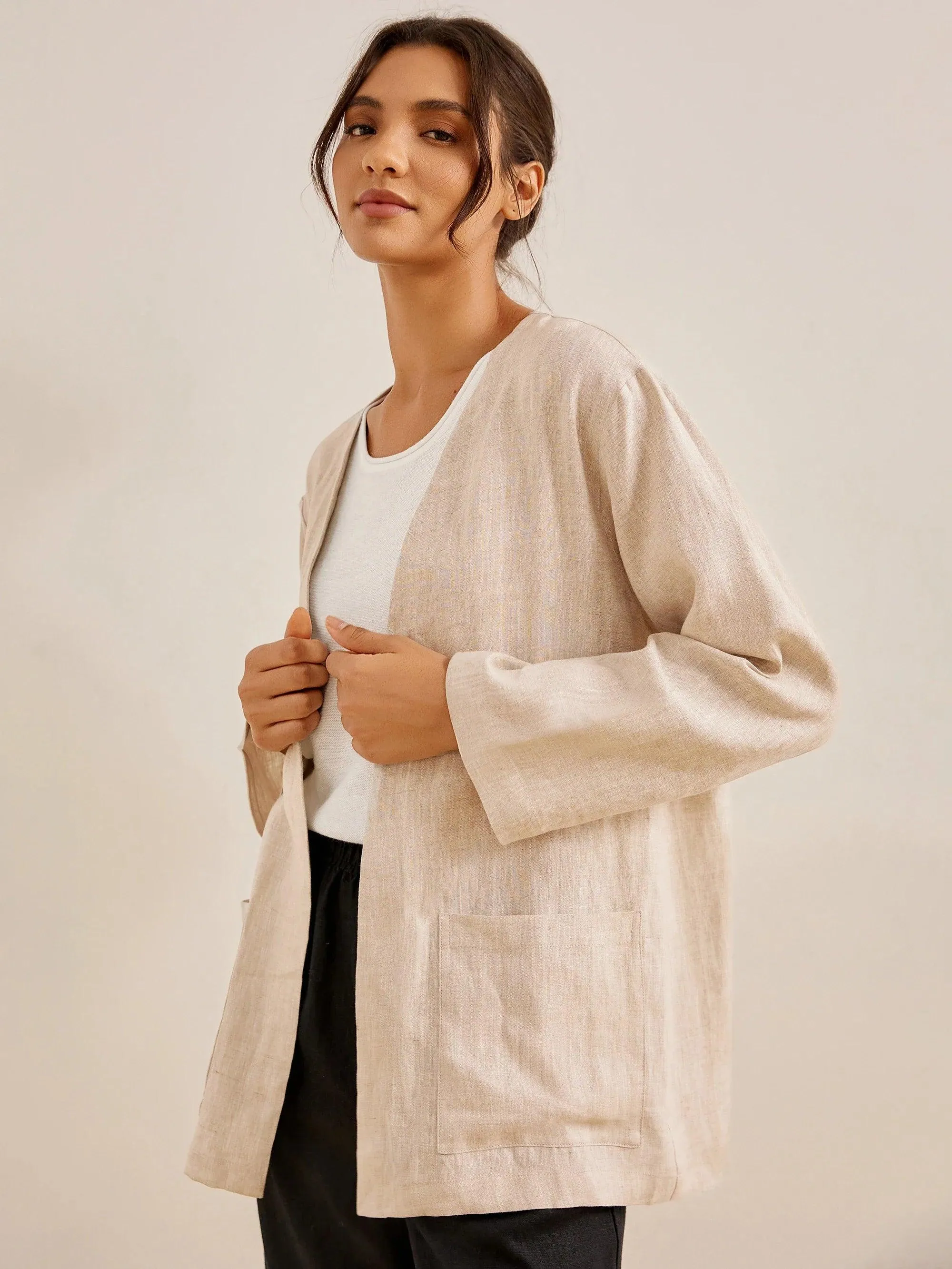 100% Linen Kimono Blazer GREER