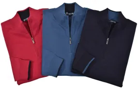776M Chiari Cotton Zip Mock