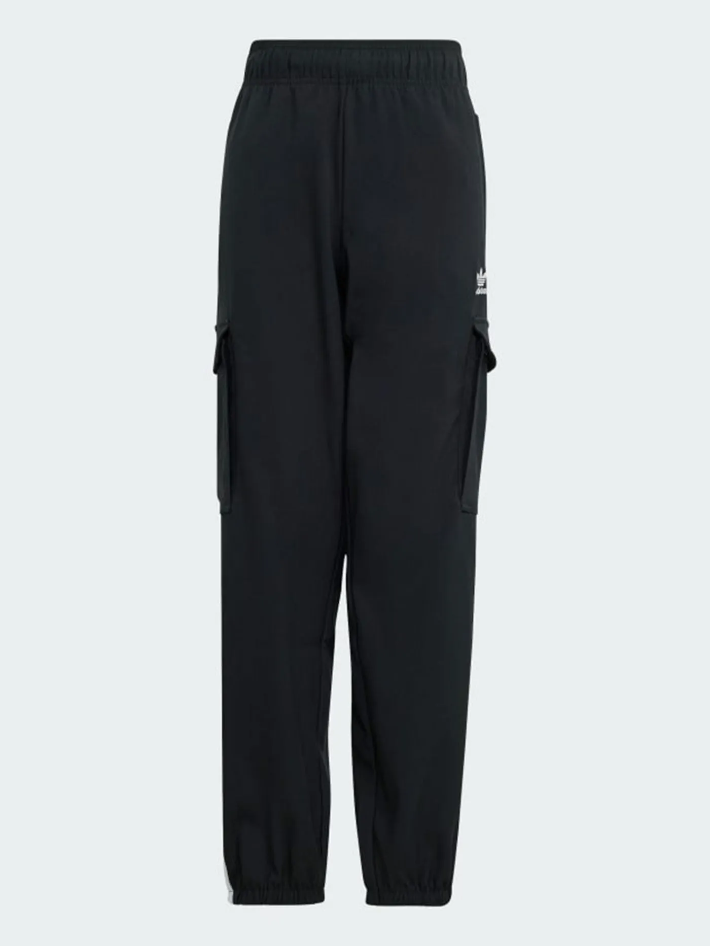 Adicolor 3 Stripes Black Cargo Pants (Girls 7-14)
