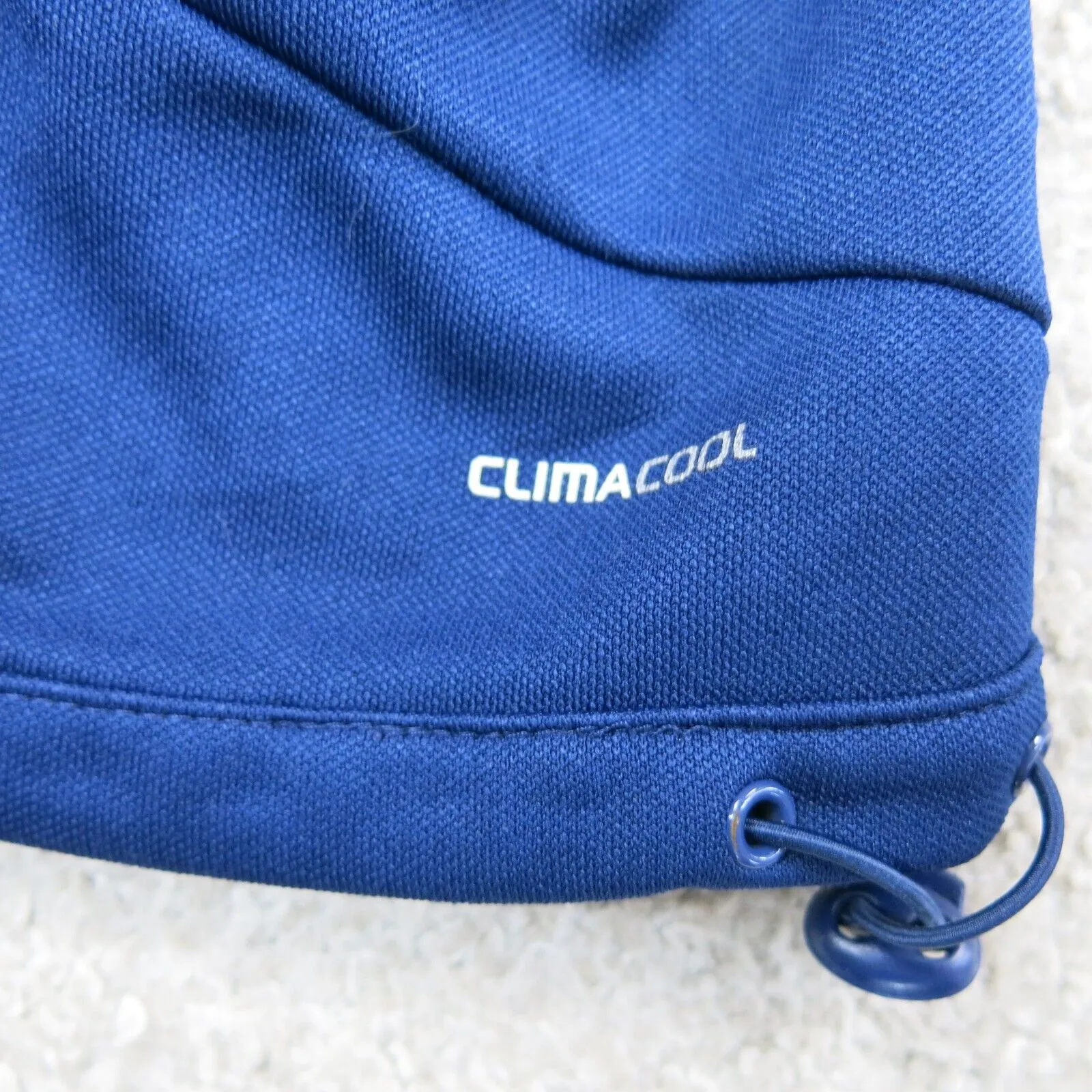 Adidas Womens Track Jacket Full Zip Up Calimalite Long Sleeve Logo Blue Size S