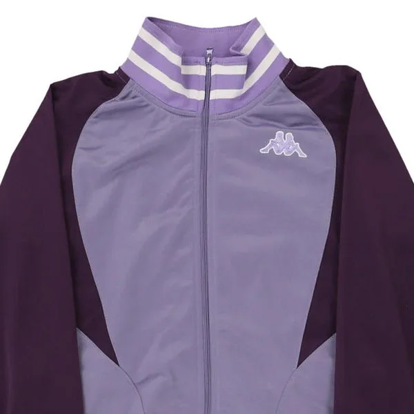 Age 12-13 Kappa Track Jacket - Small Purple Polyester