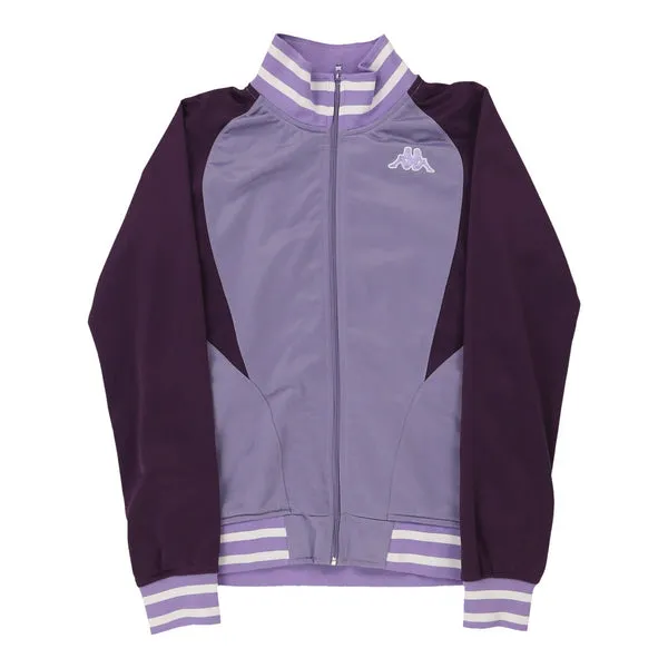 Age 12-13 Kappa Track Jacket - Small Purple Polyester