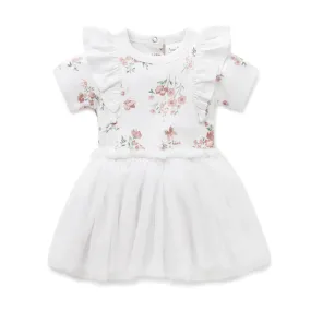 Aster & Oak Primrose Tutu Dress - White