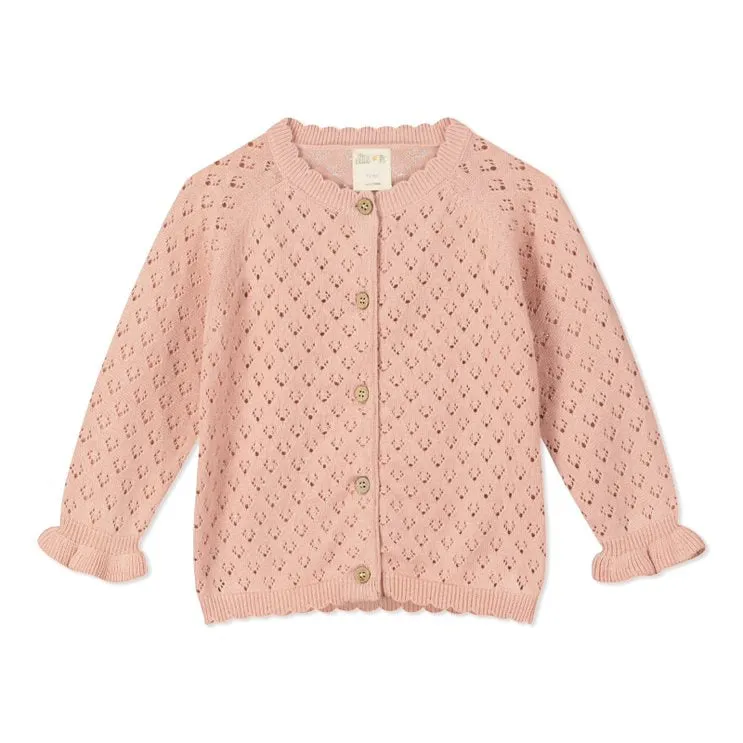 Aurora Cardigan - Rose