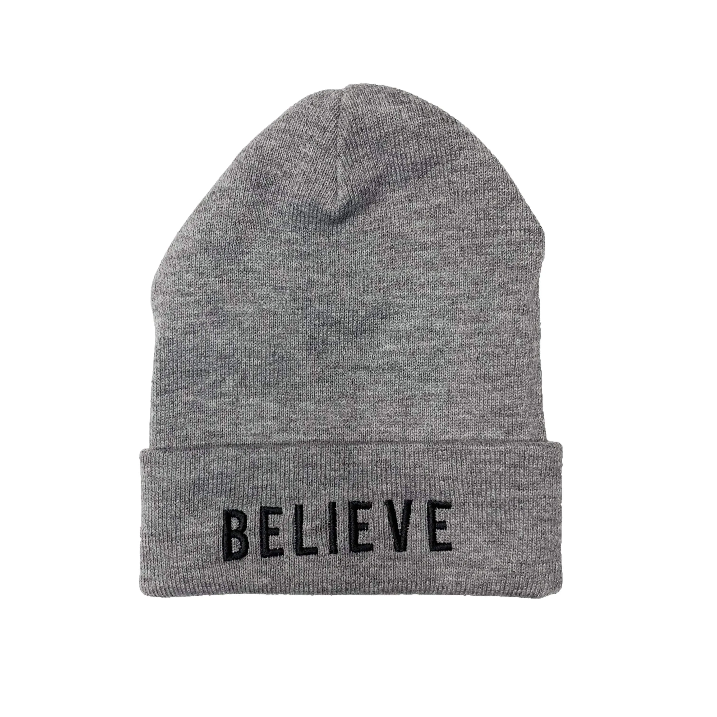 Believe Beanie - Gray