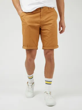 Ben Sherman Signature Slim Stretch Chino Shorts - Nutmeg