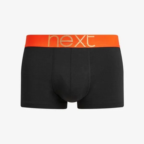Black Bright Waisband Hipsters 4 Pack