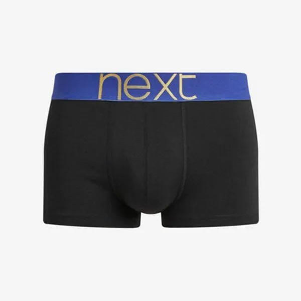 Black Bright Waisband Hipsters 4 Pack