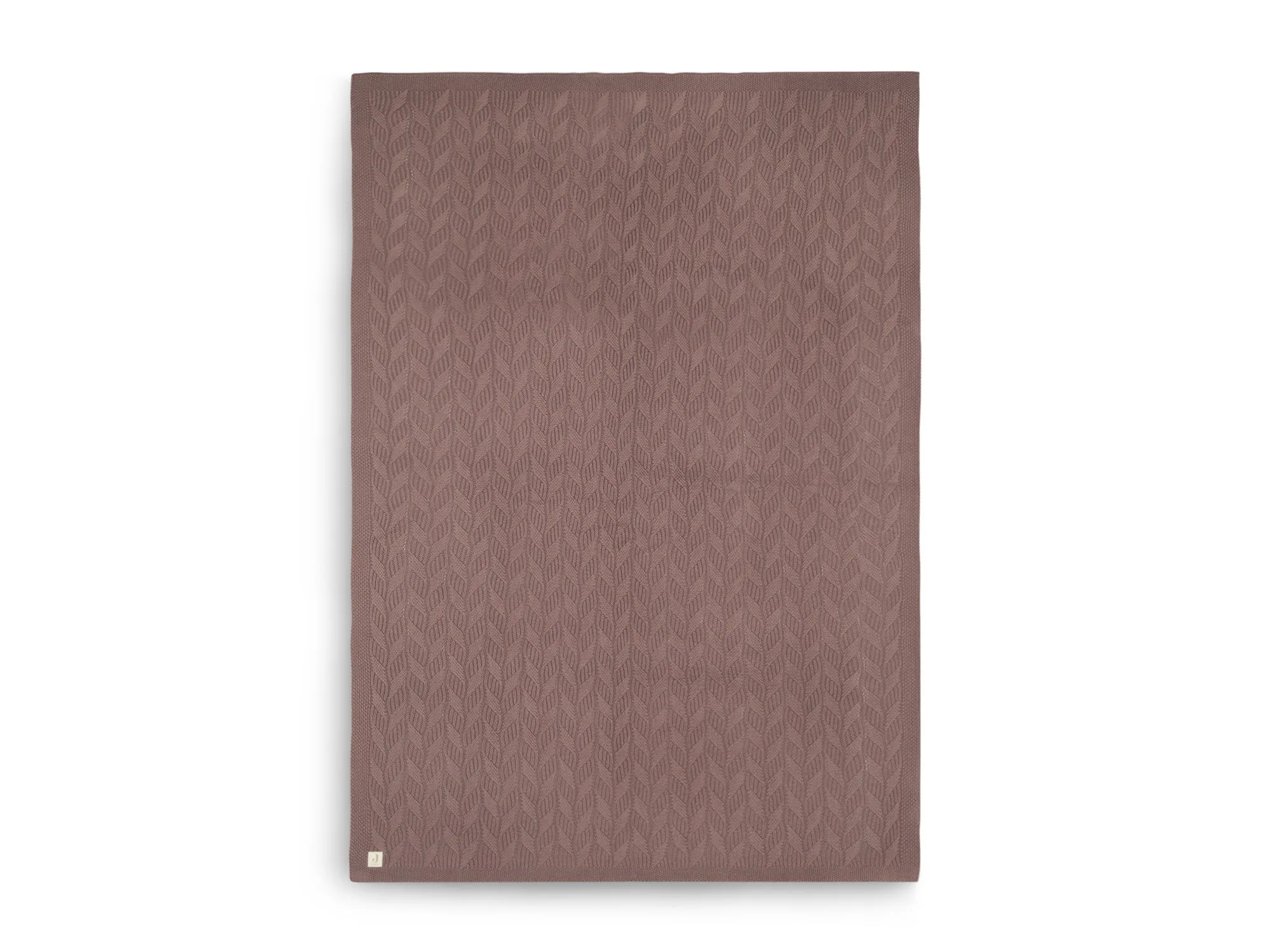 Blanket Cot 100x150cm Spring Knit - Chestnut
