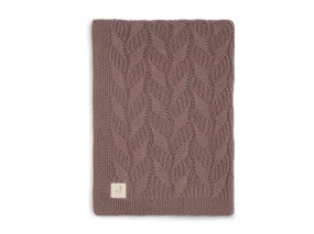 Blanket Cot 100x150cm Spring Knit - Chestnut