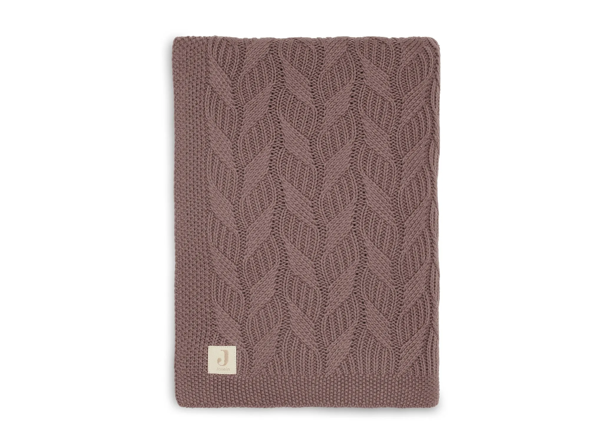 Blanket Cot 100x150cm Spring Knit - Chestnut