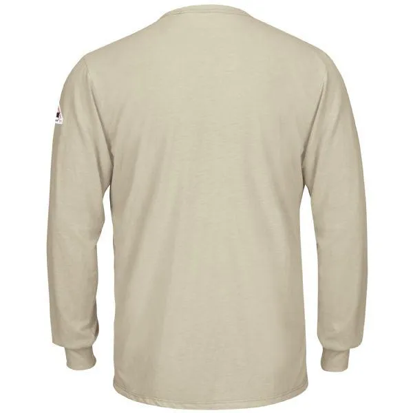 Bulwark Long Sleeve Khaki Lightweight Regular T-Shirt