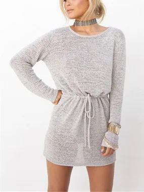 Callie Open Knit Back Dress