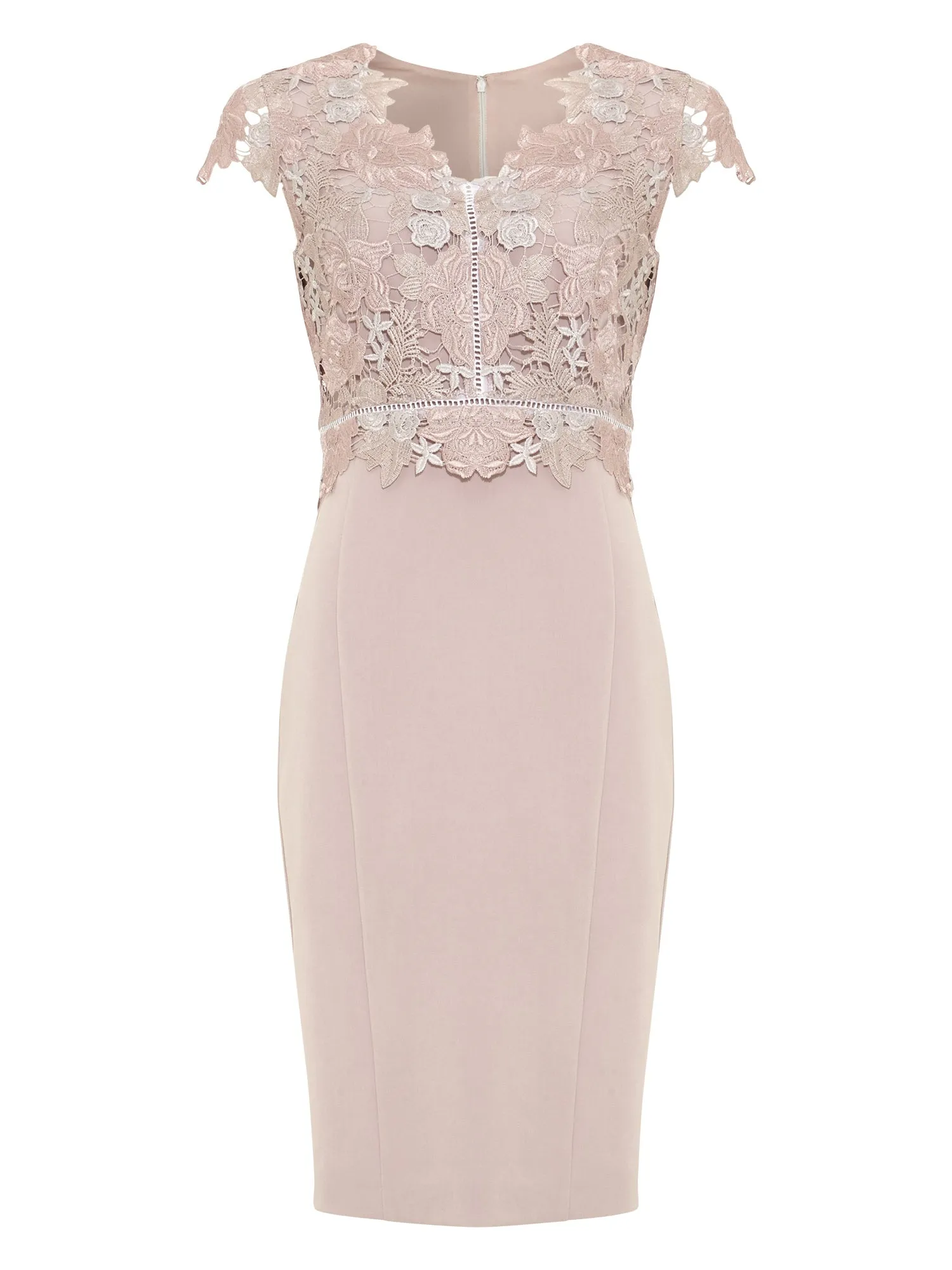 Caroline Lace Bodice Dress