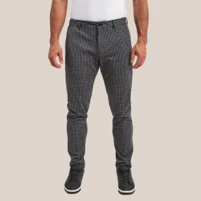 Checks Drawstring Waist Chinos - Navy