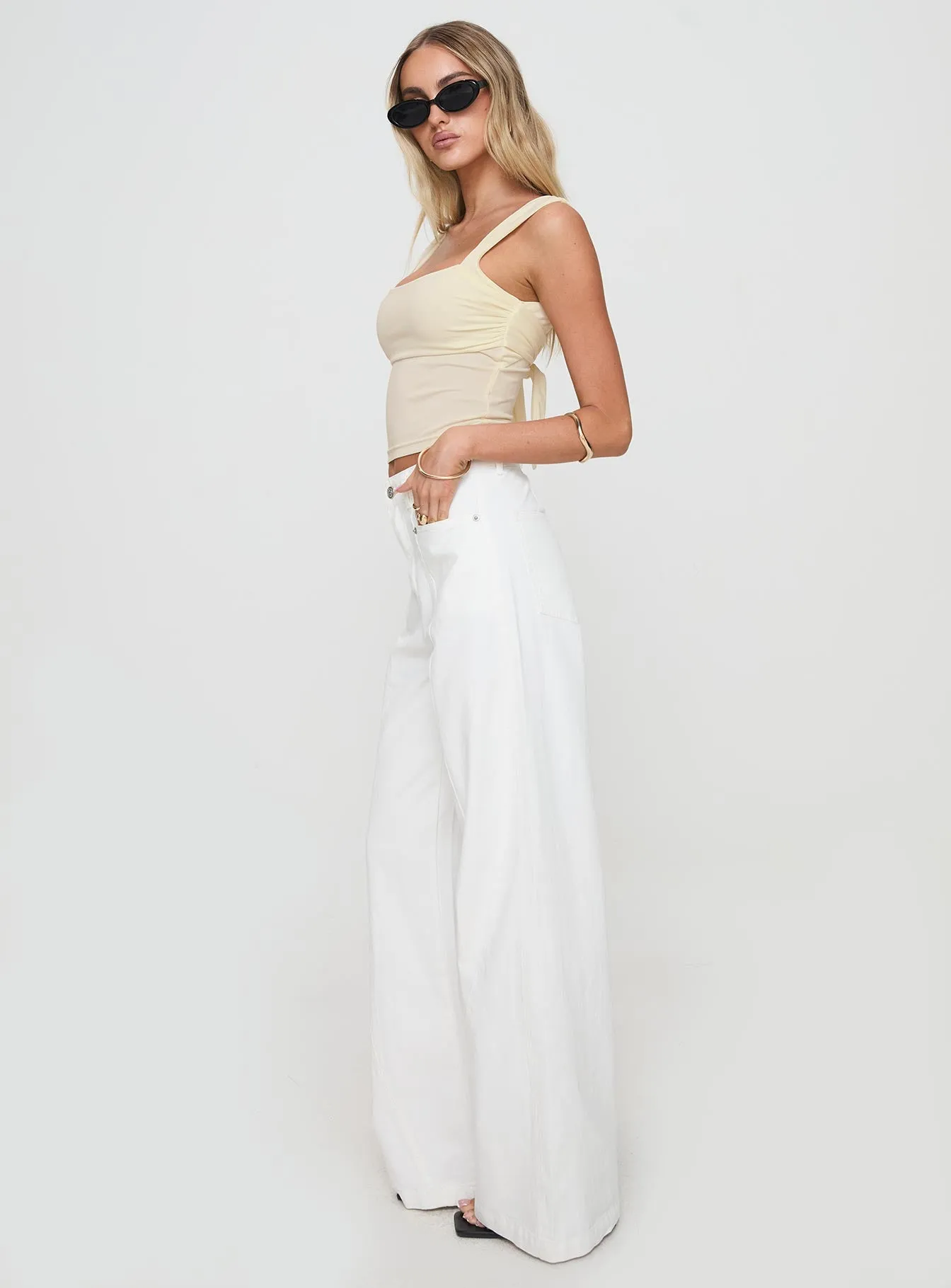 Cool About It Jeans White