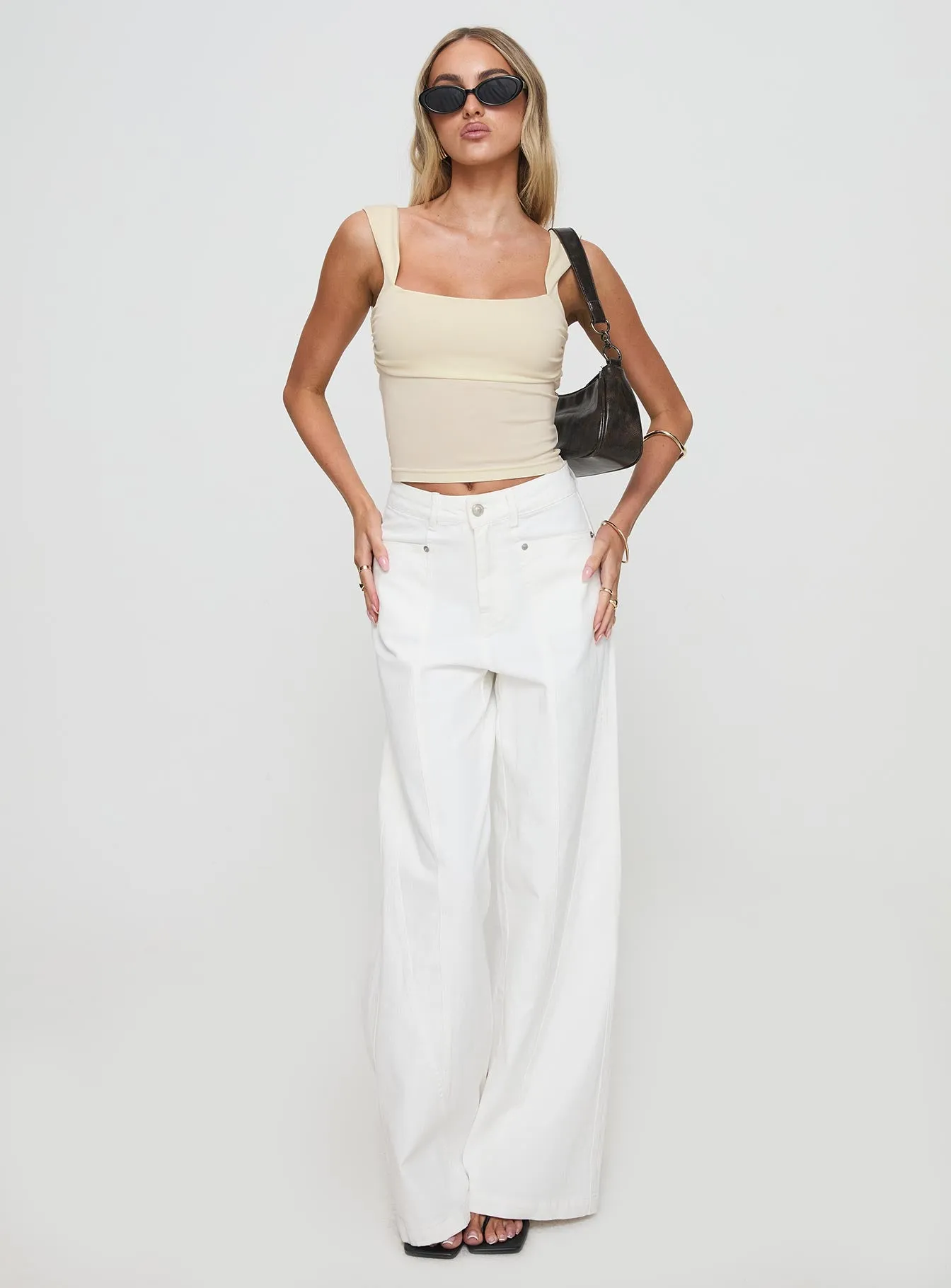 Cool About It Jeans White