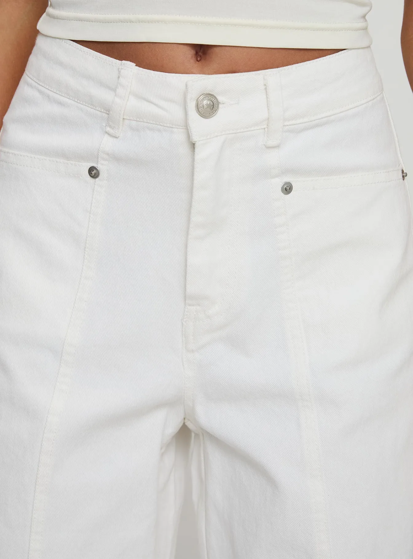 Cool About It Jeans White