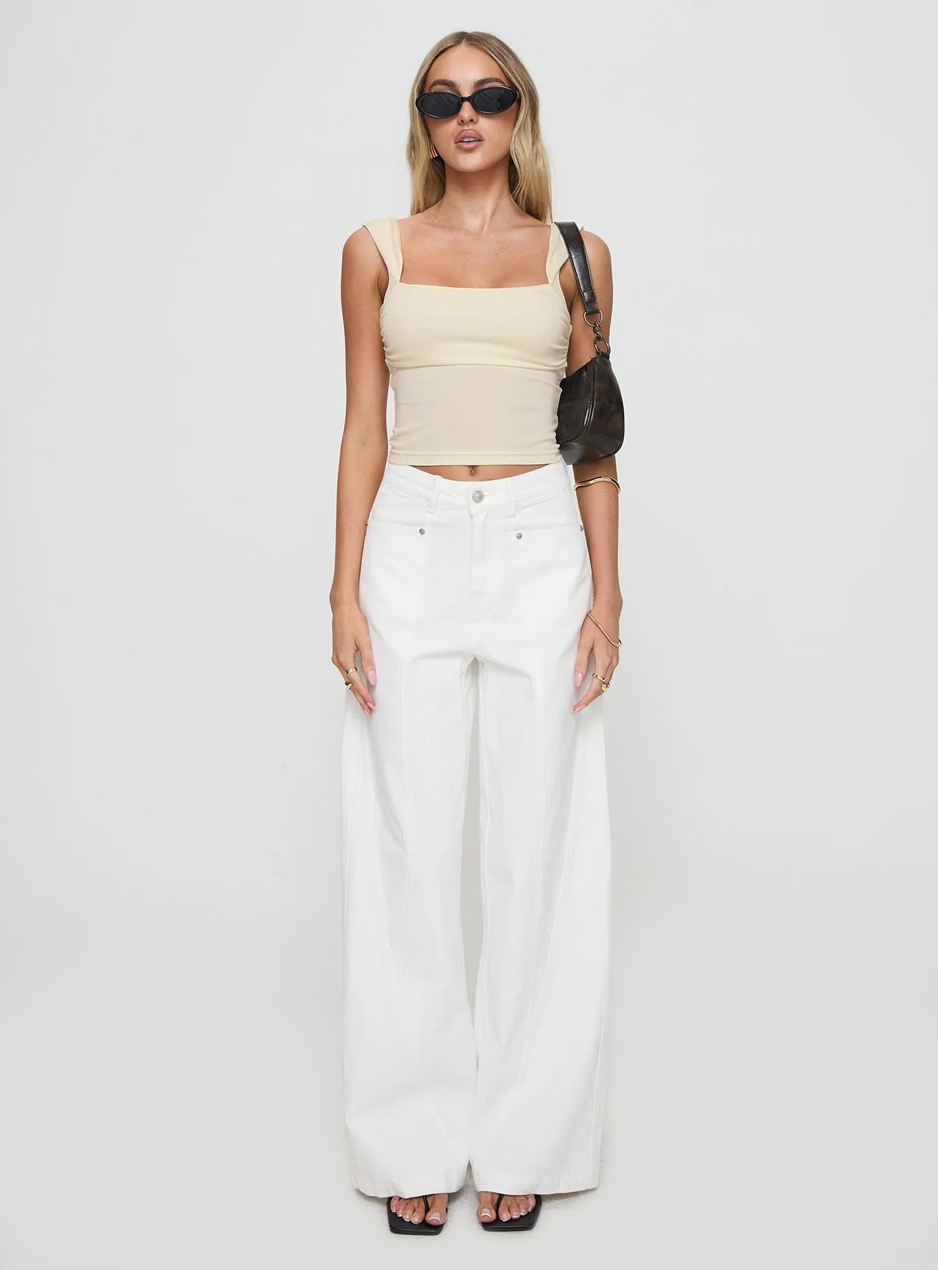 Cool About It Jeans White