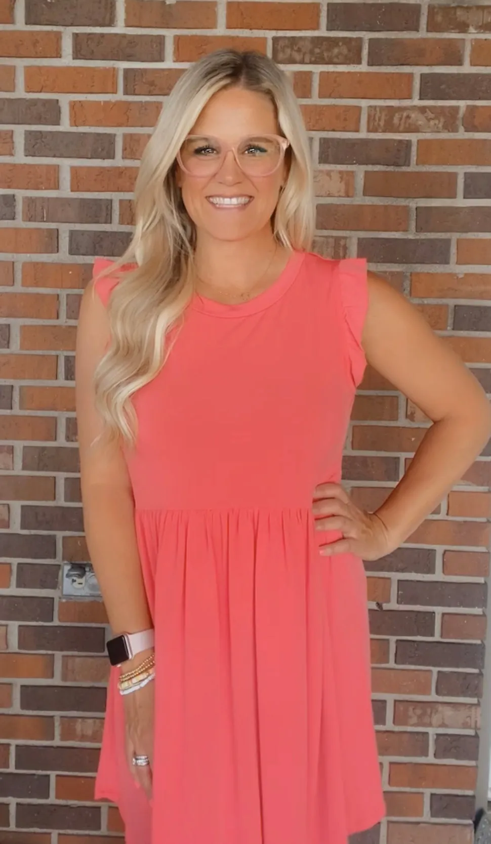 Cora Ruffle dress