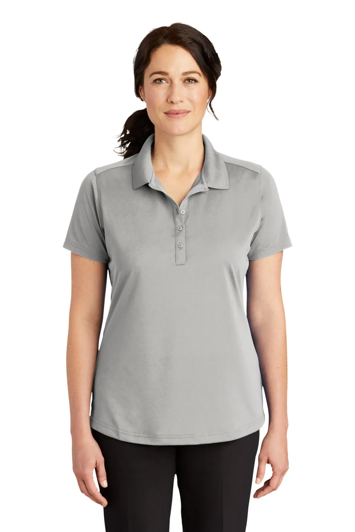 CornerStone Ladies Lightweight Polo, Light Grey