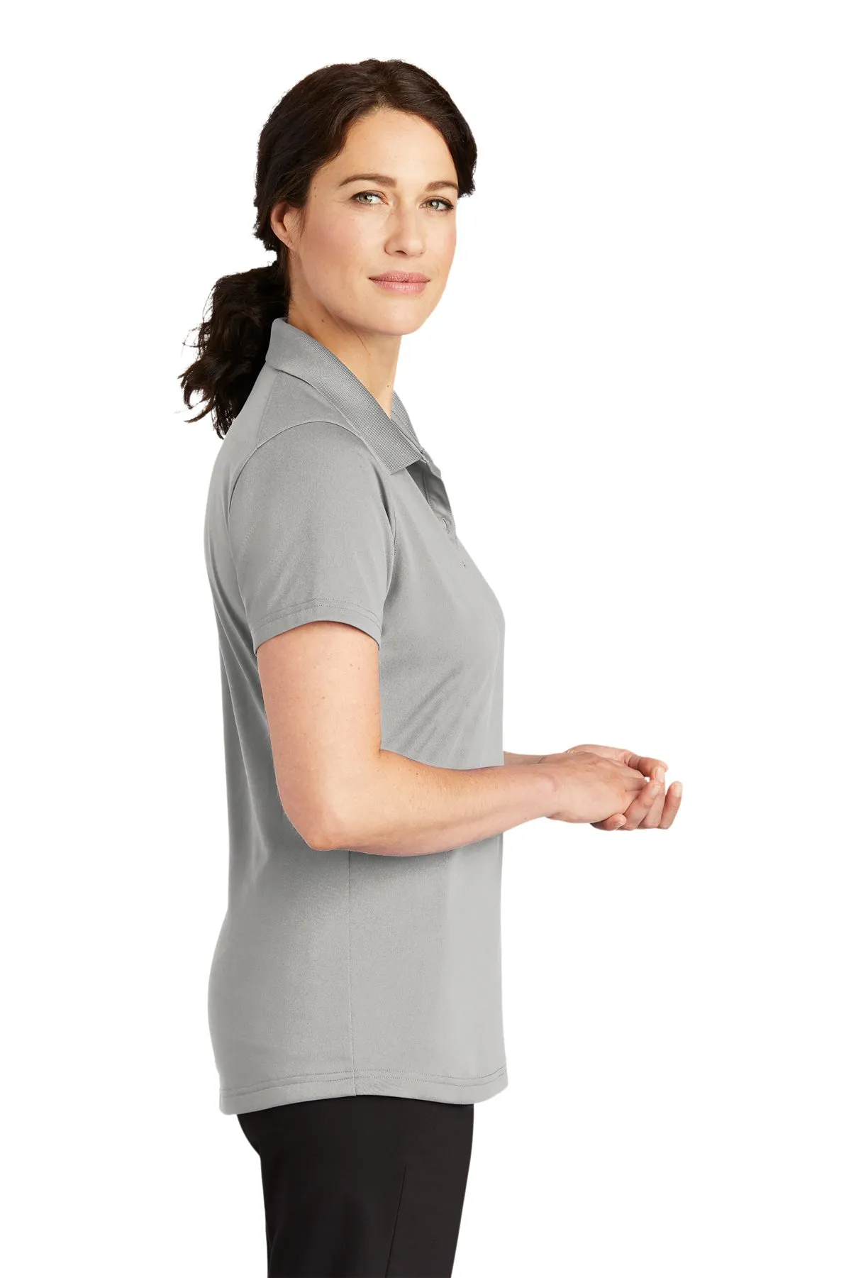 CornerStone Ladies Lightweight Polo, Light Grey
