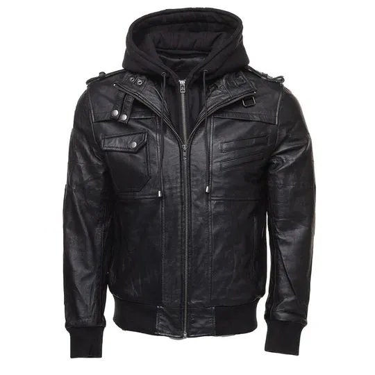 Daniel Clark Hooded Bomber Jacket