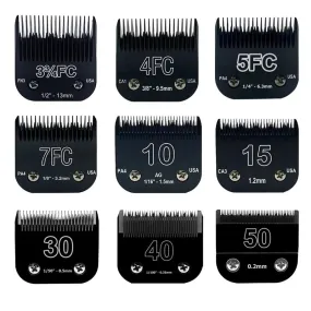 Detachable Dog Grooming Clipper Blades Set