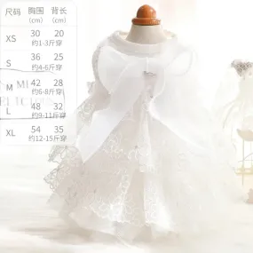 DIVA Pet "White-Licious" Pet Tulle Party Dress