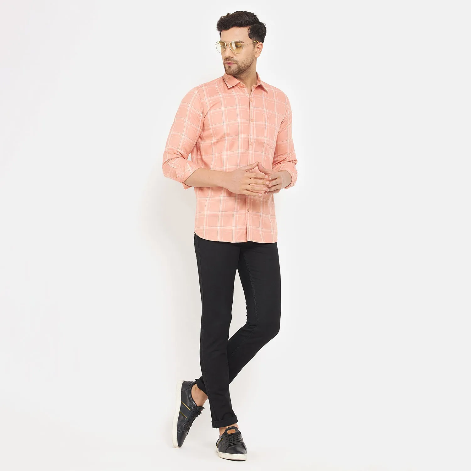 Duke Stardust Men Full Sleeve Cotton Shirt (SDO6CKO)