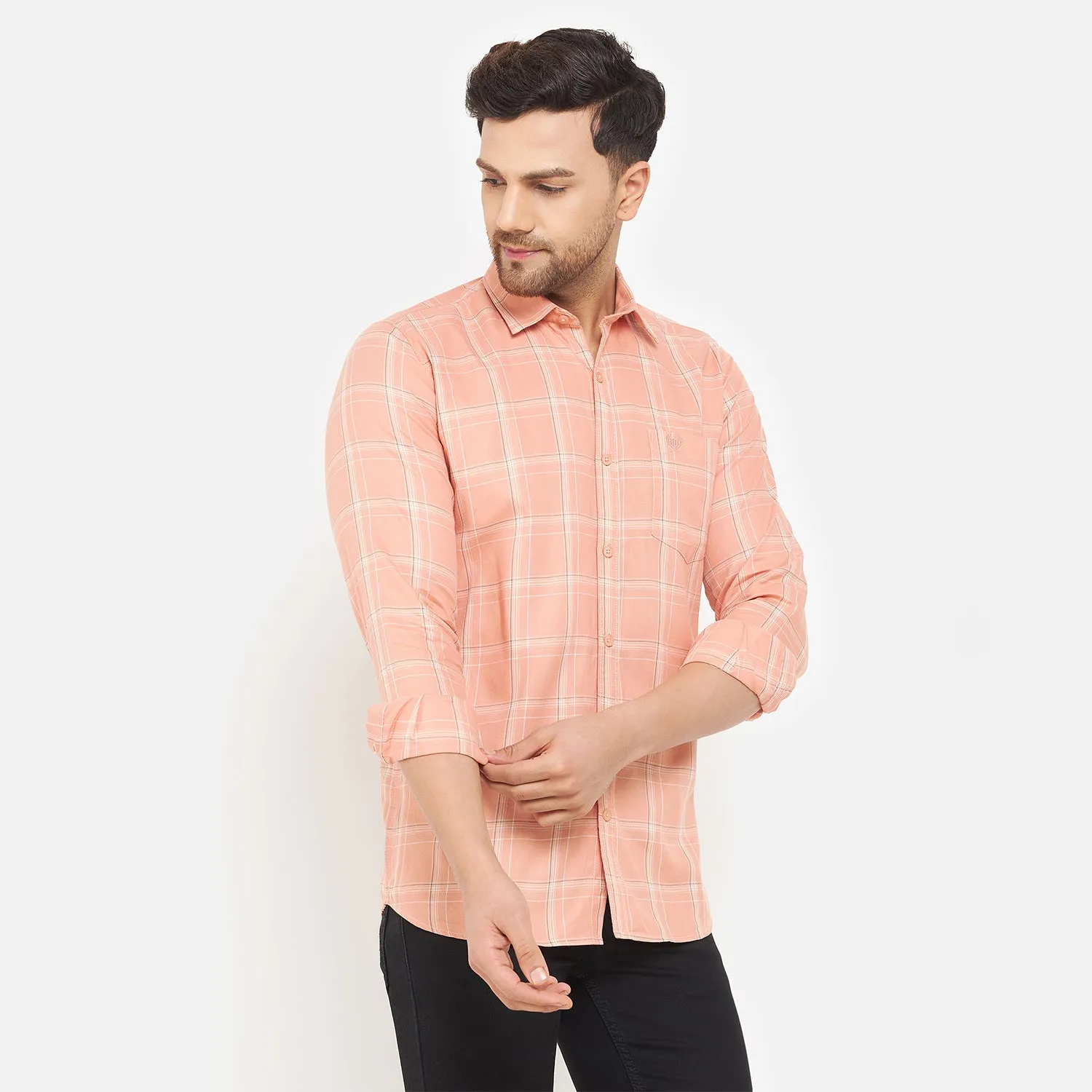 Duke Stardust Men Full Sleeve Cotton Shirt (SDO6CKO)