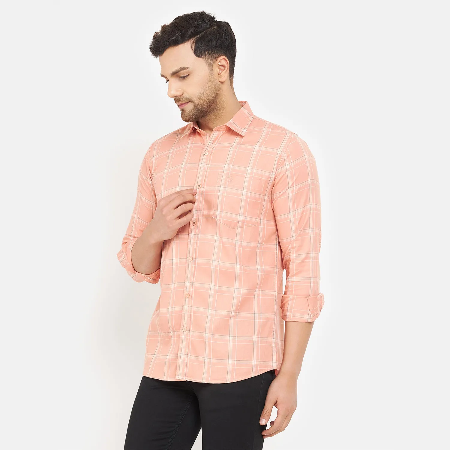 Duke Stardust Men Full Sleeve Cotton Shirt (SDO6CKO)