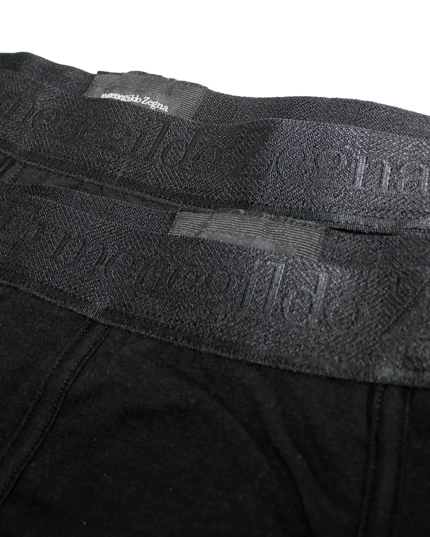 Ermenegildo Zegna Boxer Briefs Black Men Underwear 2 Pack Stretch Cotton XXXL SALE