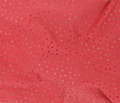 Eyelet Knit | Coral