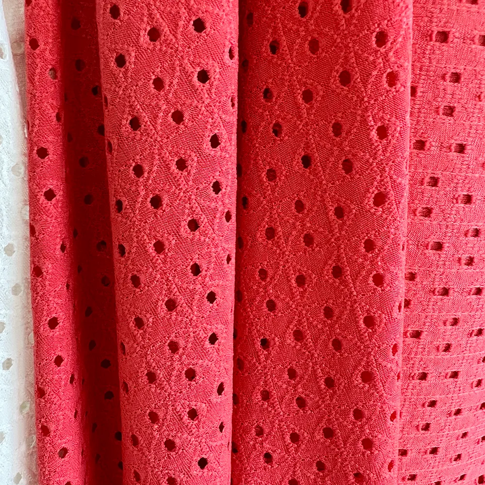 Eyelet Knit | Coral