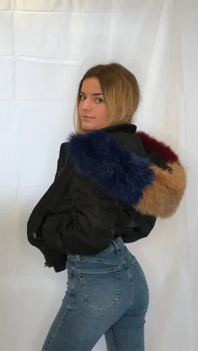Faux Fur Bomber Jacket