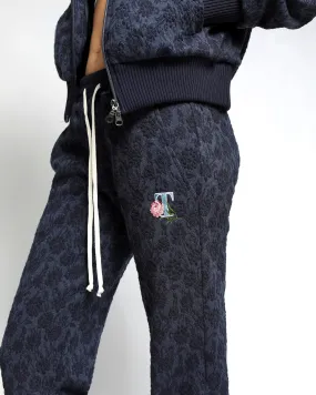 Floral 3D Blister Knit Jogger (FINAL SALE)