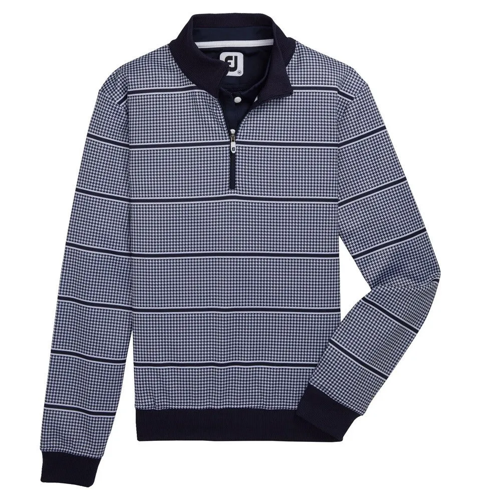 FootJoy Half Zip Houndstooth Print Midlayer Golf Pullover 2022 Women