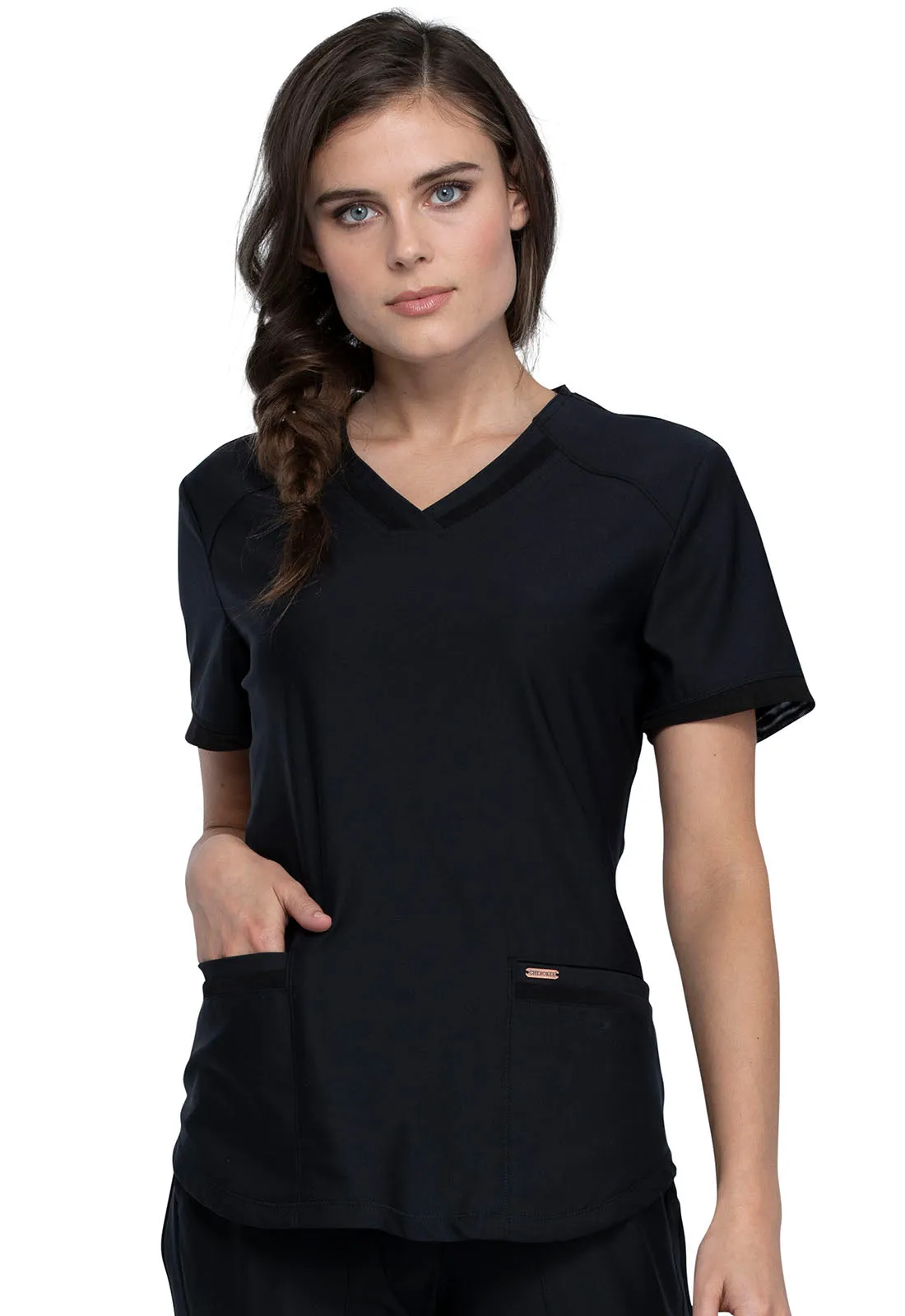 Form - Women's V-Neck Solid Top