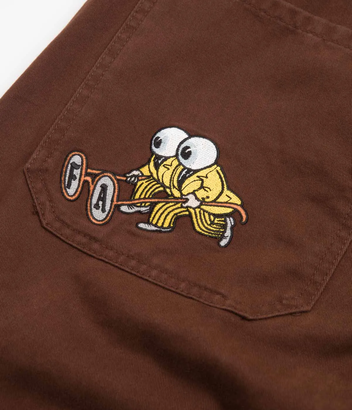 Fucking Awesome Contacts Baggy Cargo Pants - Dark Brown