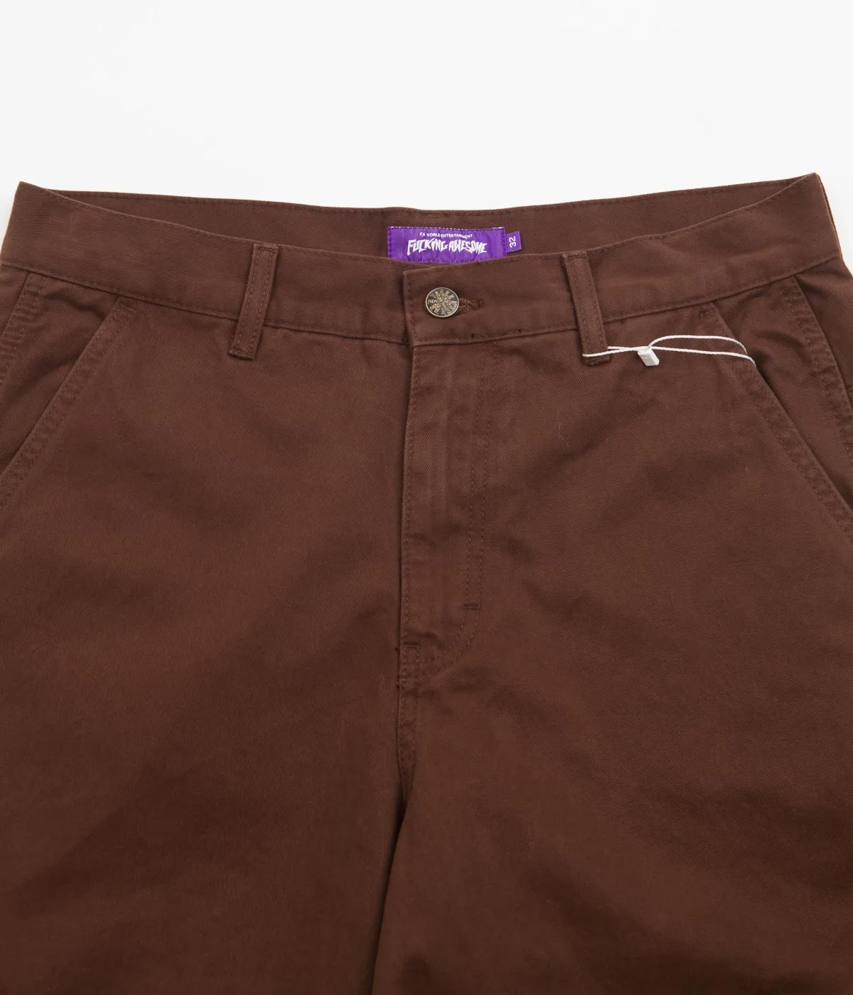 Fucking Awesome Contacts Baggy Cargo Pants - Dark Brown