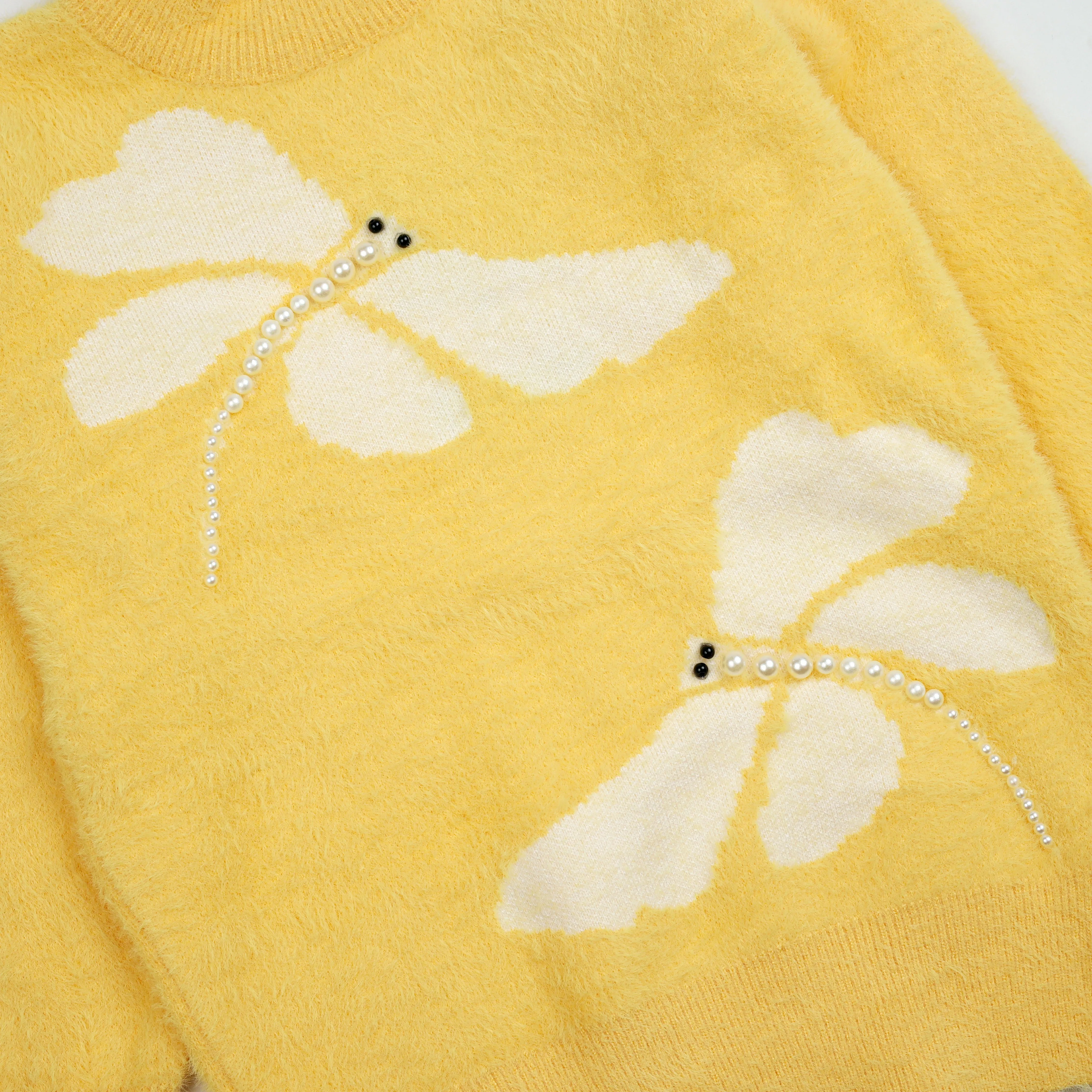 Girl Pullover 1240 Yellow