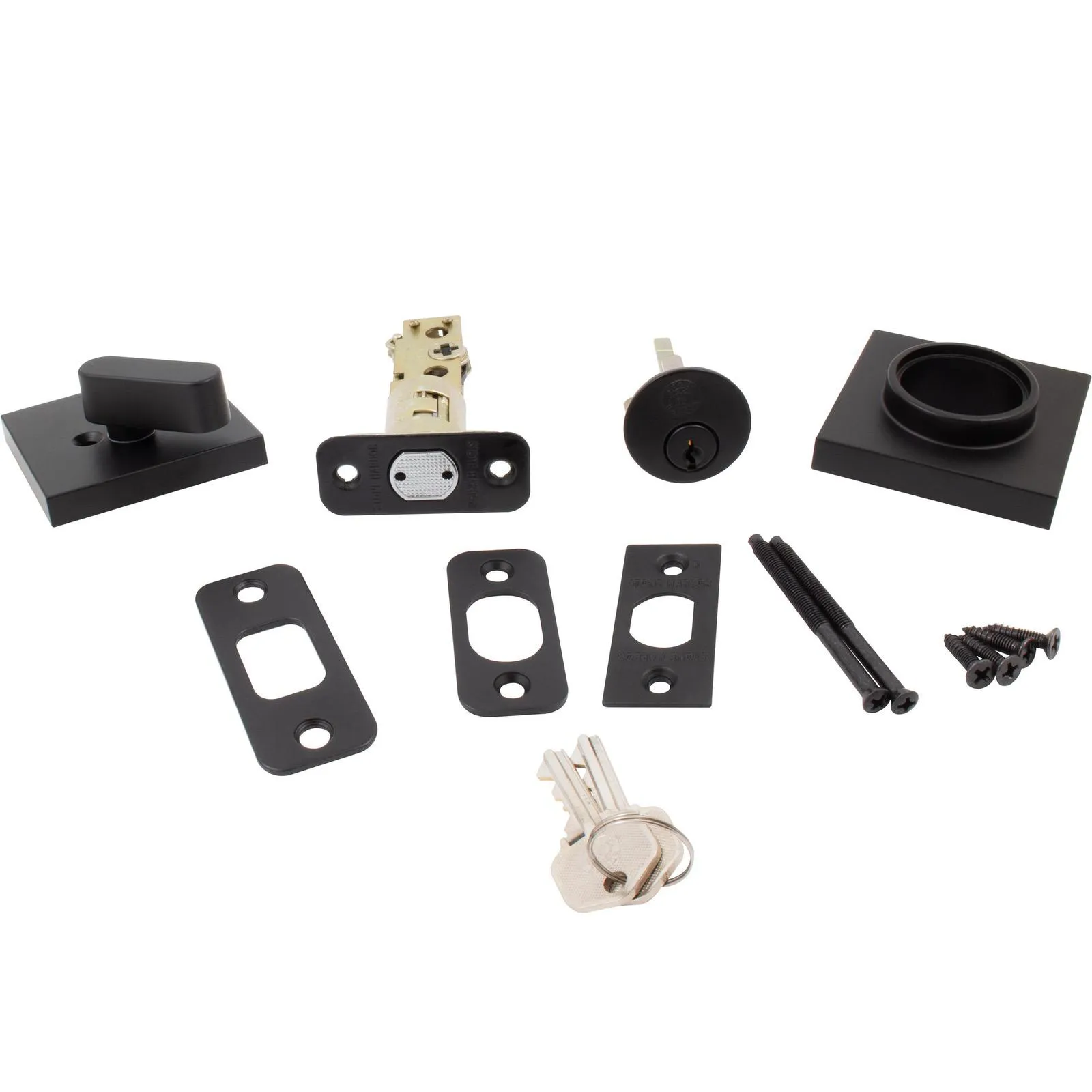 Grade 3 Contemporary Square Deadbolt