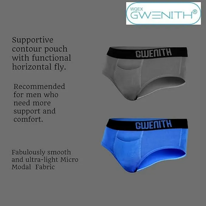 Gwenith Premium Men’s Underwear with Contour Pouch & Micro Modal Comfort