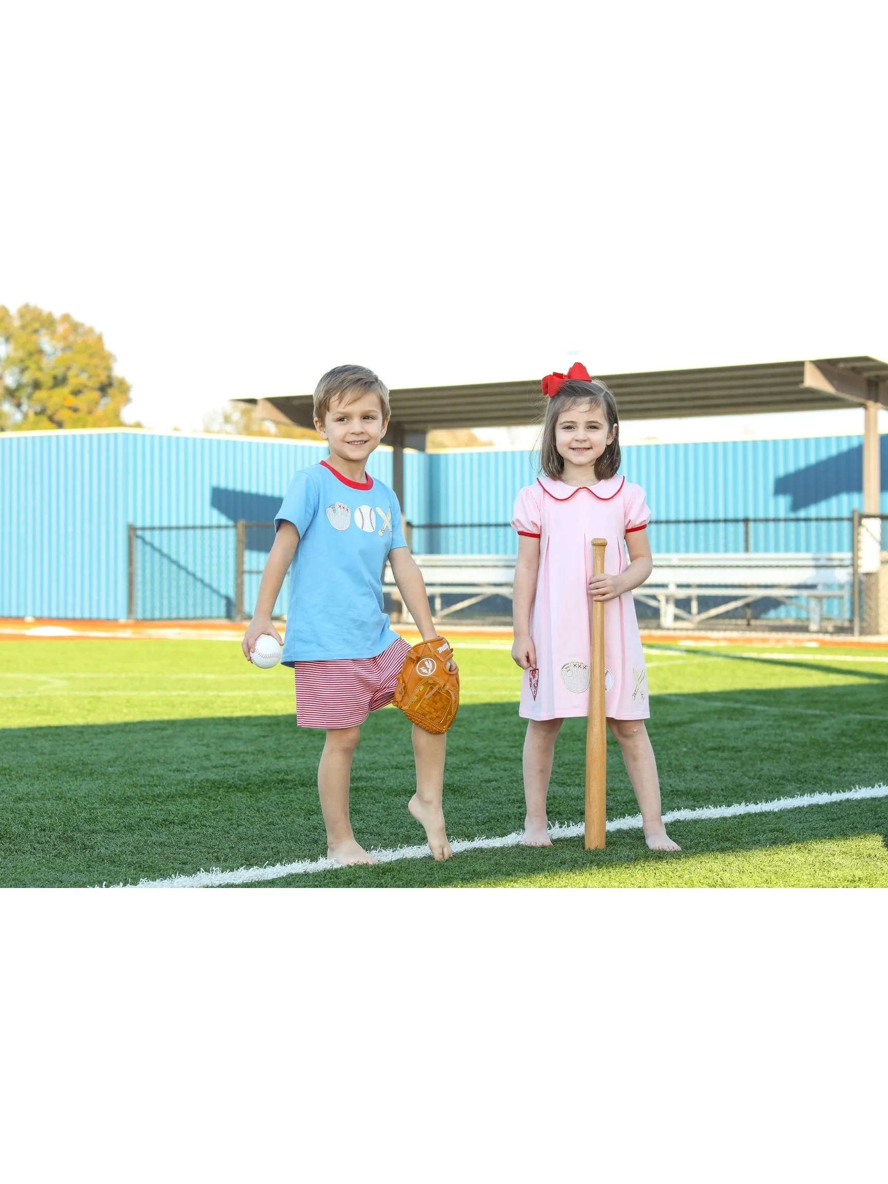 Home Run Pleat Dress