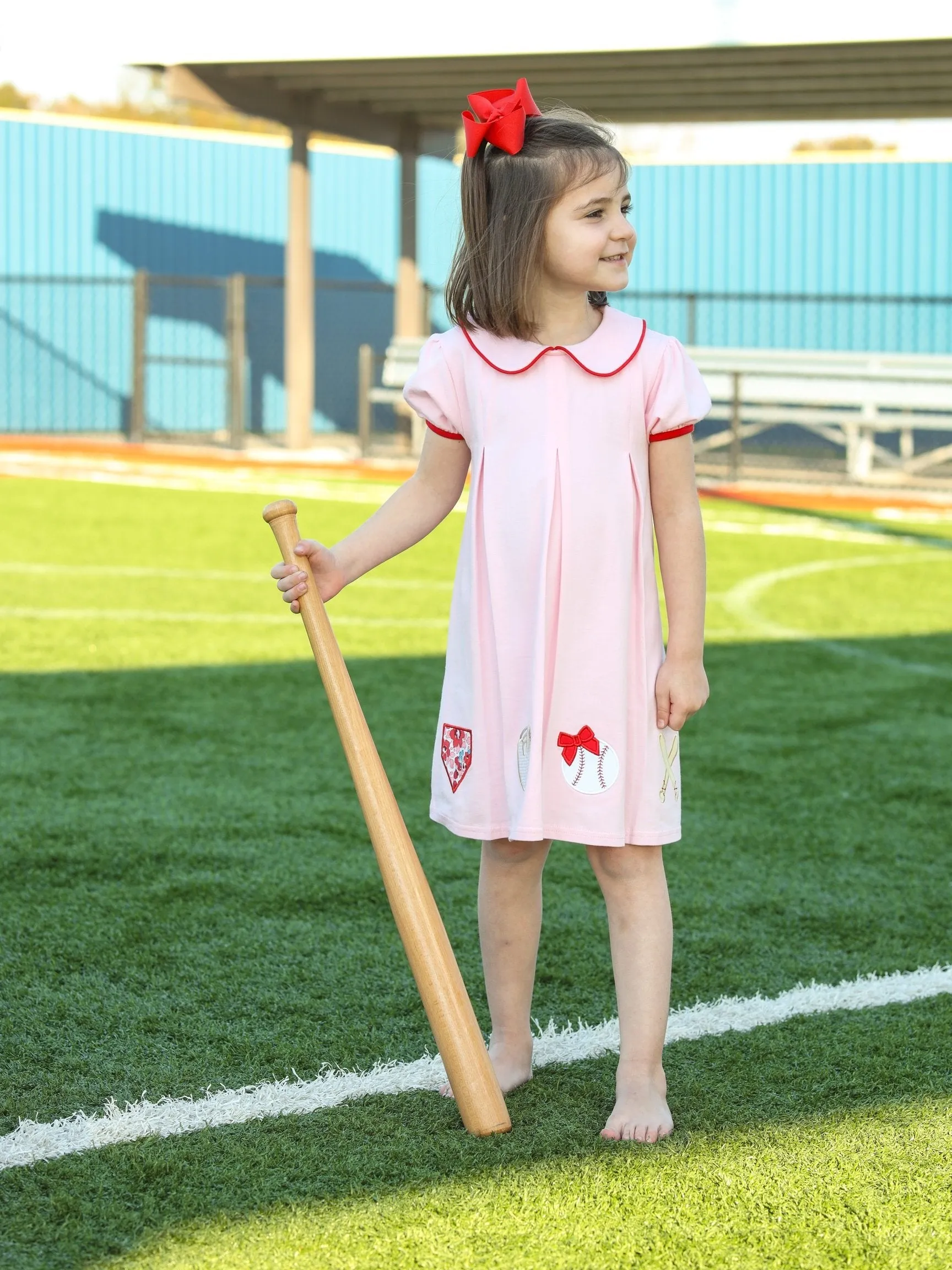 Home Run Pleat Dress