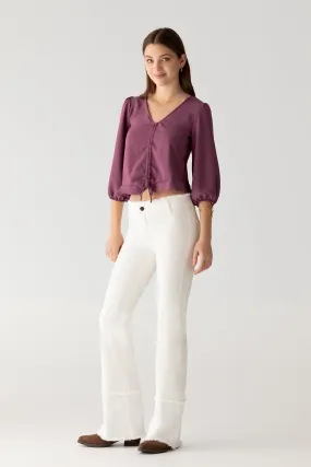 JEANS CAMPANA DESFLECADO