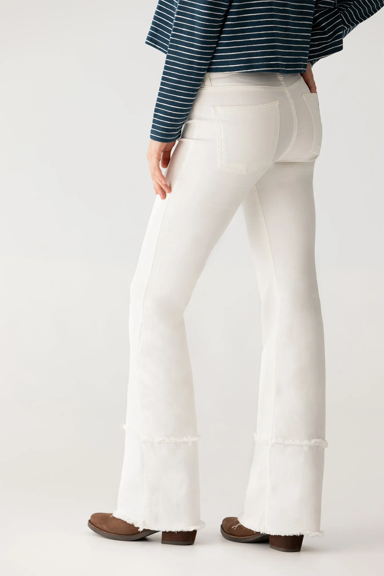 JEANS CAMPANA DESFLECADO