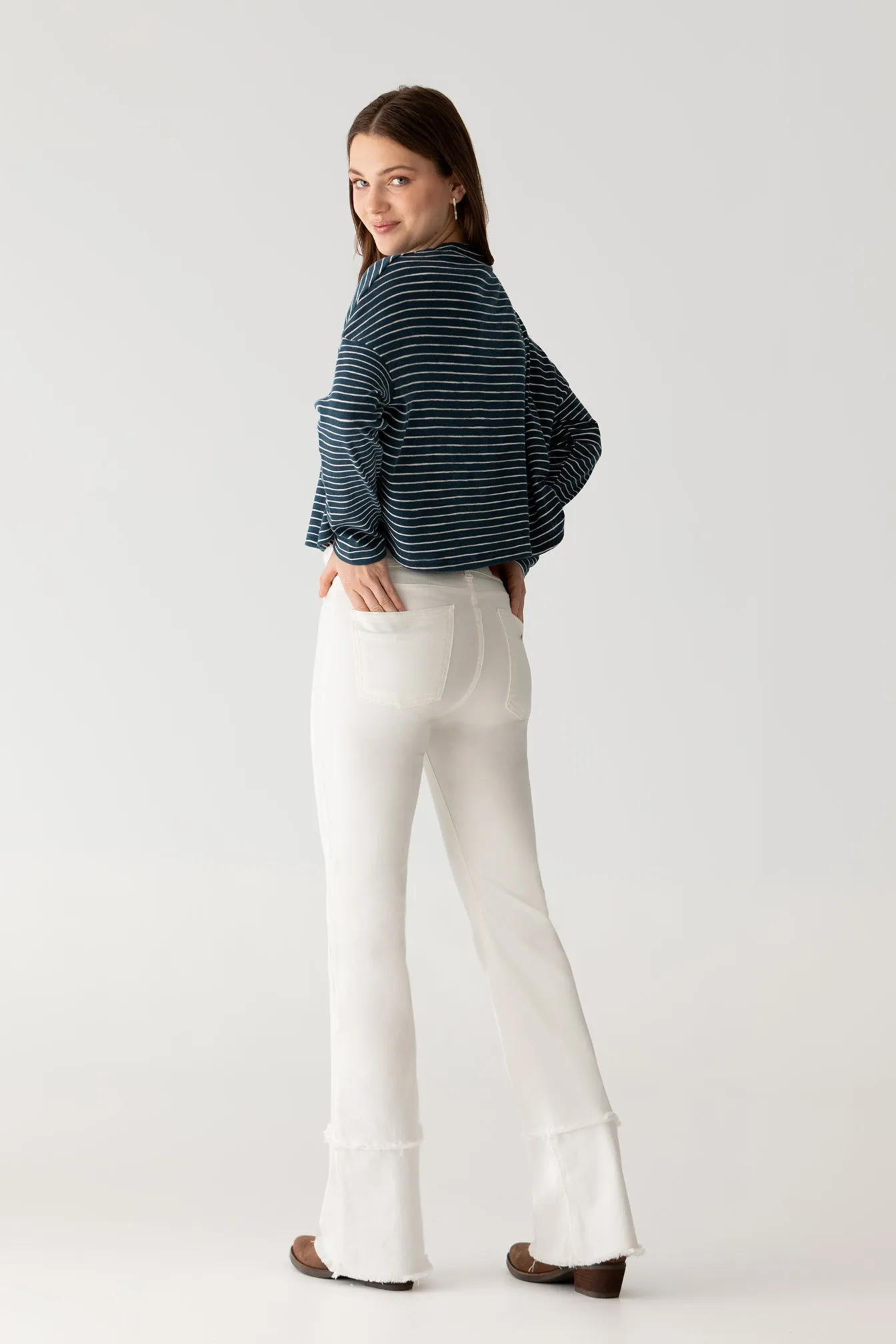 JEANS CAMPANA DESFLECADO