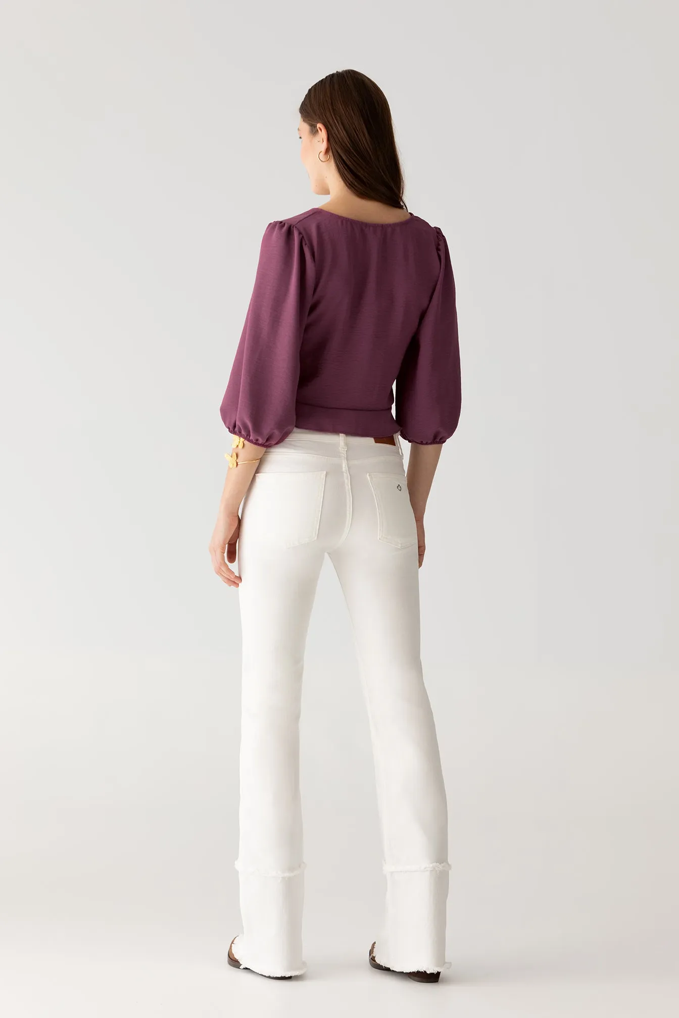 JEANS CAMPANA DESFLECADO